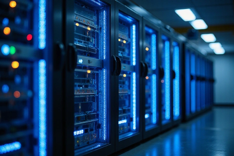 Secure data server racks